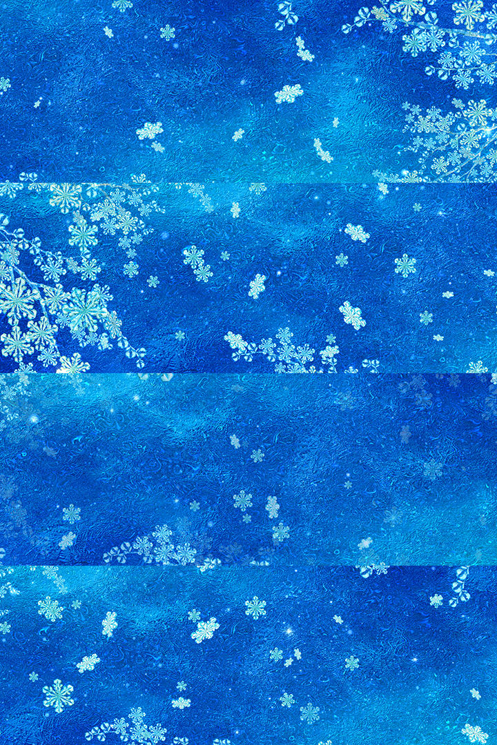 梦幻冬季结冰雪花飘落视频素材,可用作大屏背景,特效合成等,4800*1080