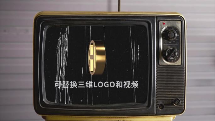 【原创】老电视复古港风嘻哈三维logo