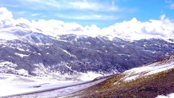 雪域高原夹金山国家公园4K实拍