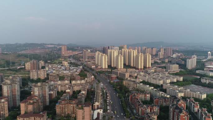 重庆涪陵新区城市航拍