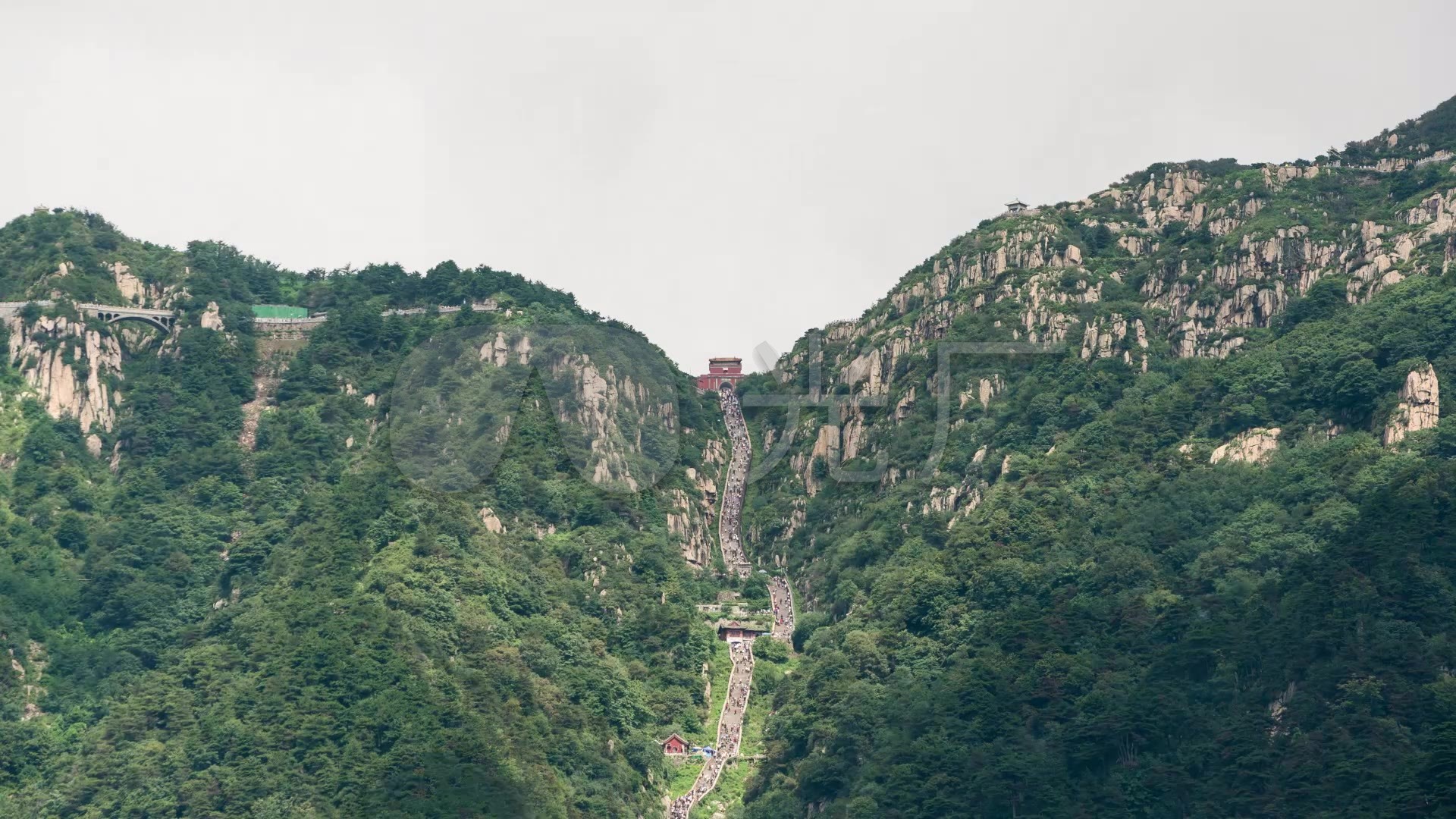 山东泰山-谷歌地图观察