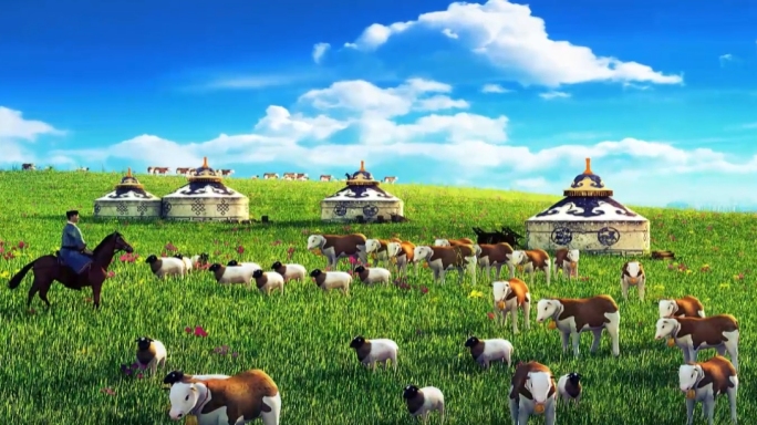 （宽屏完整版）三维湿地公园动画