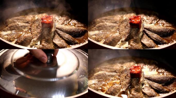 食品食材美食鱼鲫鱼炖鱼酥鱼