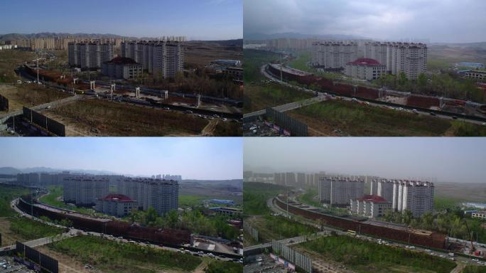 乌鲁木齐克南高架高架建设工地