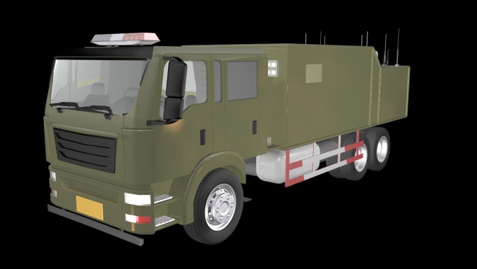 军用重汽、货车C4D三维模型