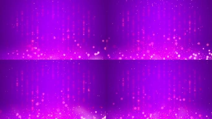 紫色粒子背景循环