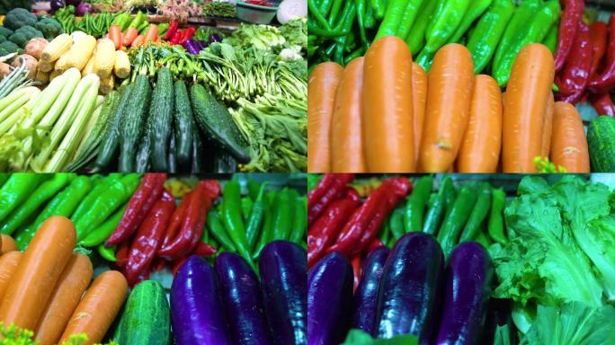 菜市场鲜蔬菜生菜