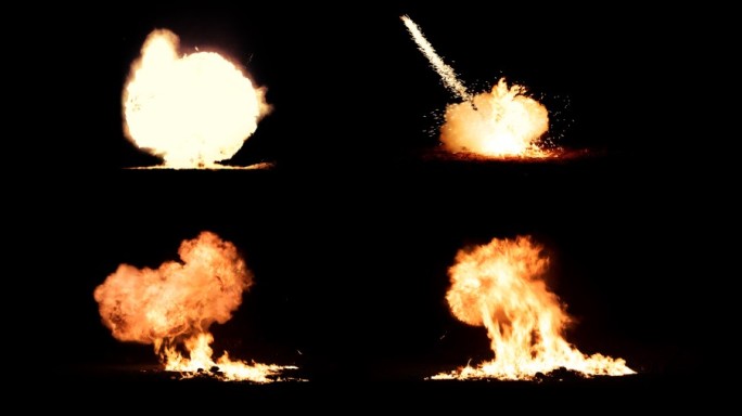 11款火焰燃烧爆炸动画特效元素