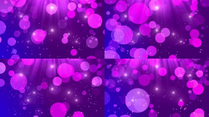 紫色光斑背景循环