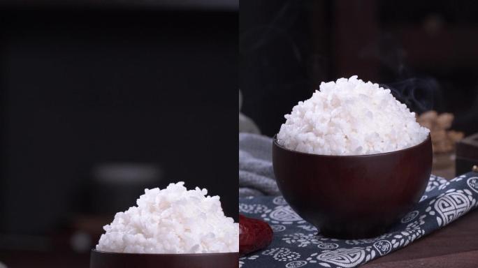 做饭大米饭柴火饭碗五常大米长粒香盘锦大米