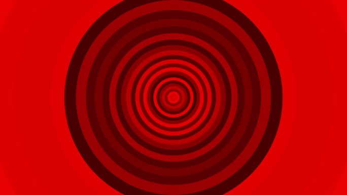 明亮圆环红色多彩隧道