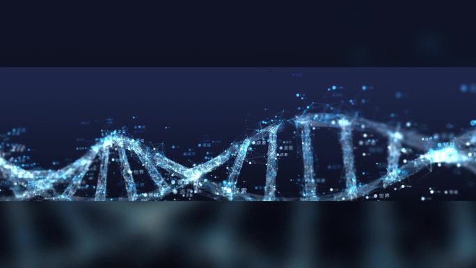 【原创】科技点线DNA螺旋结构