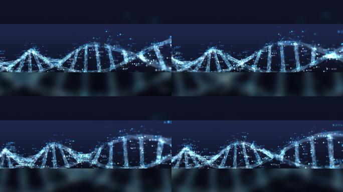 【原创】科技点线DNA螺旋结构