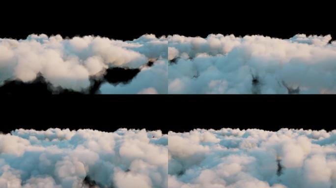 真实3D云层带透明通道02