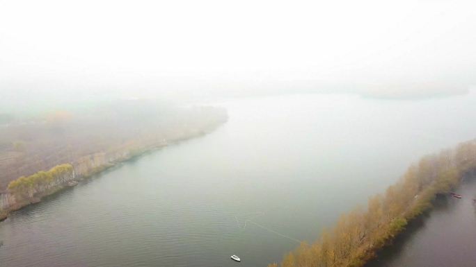 4k航拍安阳汤阴汤河国家湿地公园