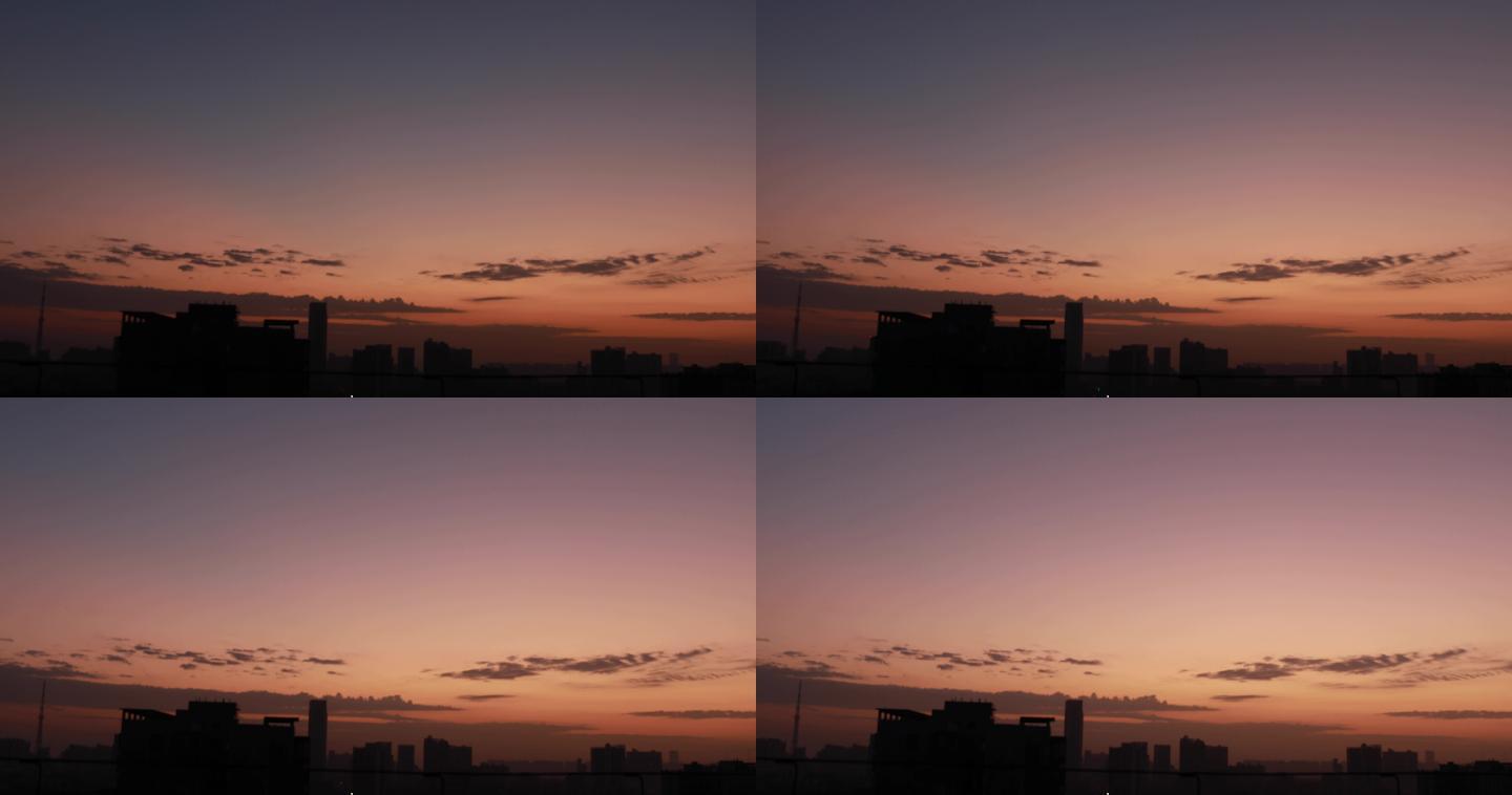 4k清晨的天空