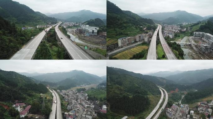 雪峰山隧道前高速