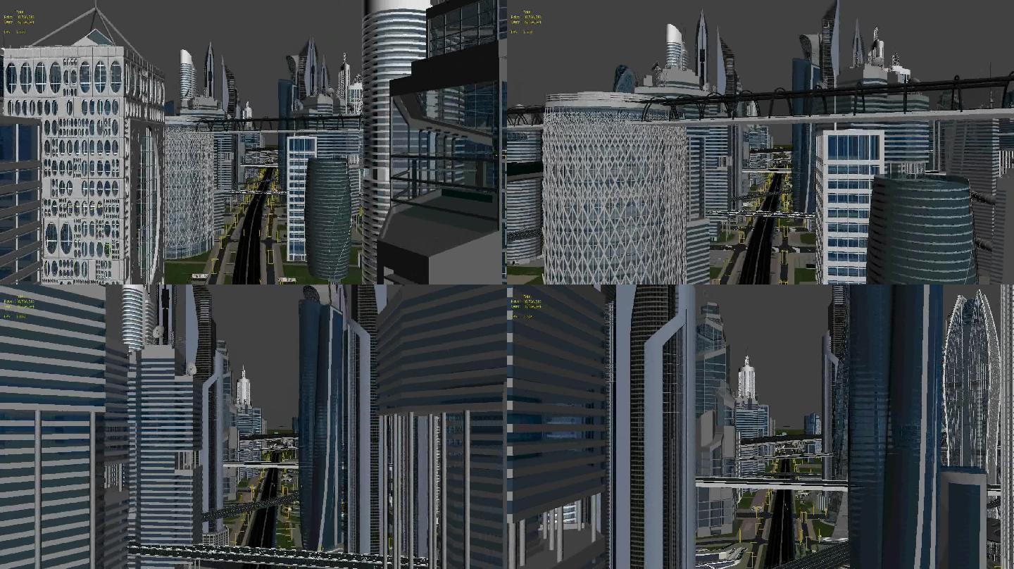未来城市科幻城市未来城市交通