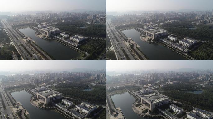 航拍湖南省政府及周边03