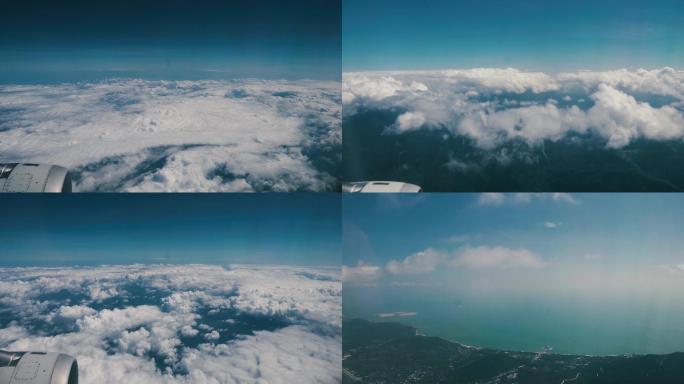 飞机窗外天空流云云海3