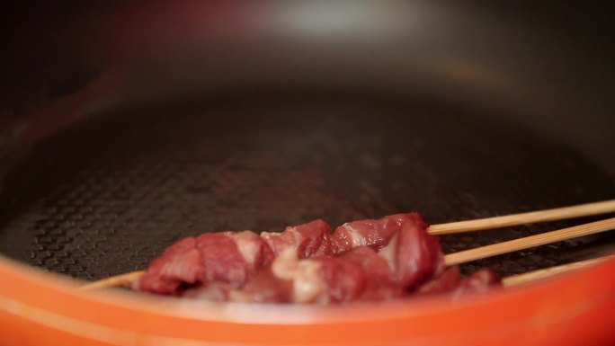 烤肉肉串大肉串羊肉串孜然烧烤