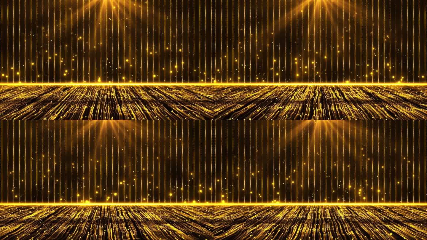 573金色粒子光柱流星线条上升年会颁奖