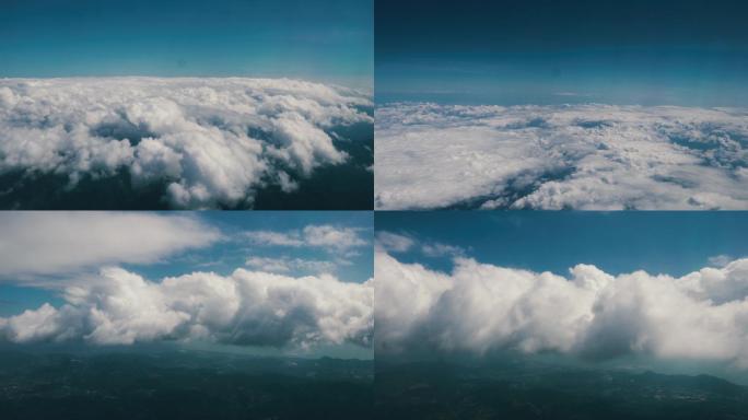 飞机窗外天空流云云海2
