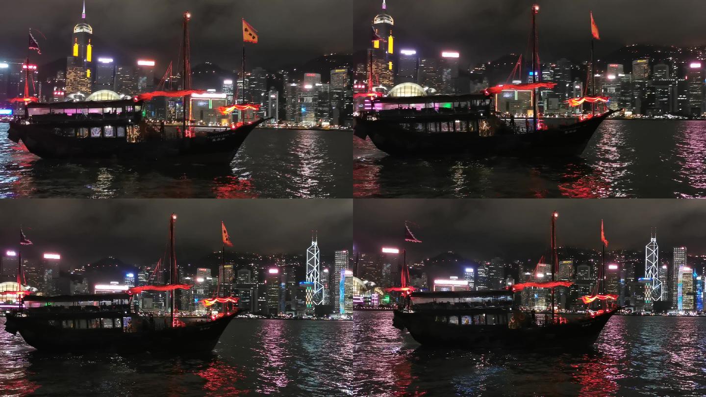 香港维多利亚港湾游览船