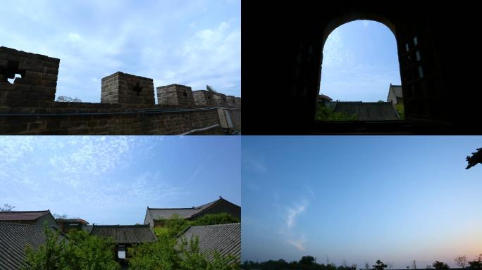 历史的建筑的天空延时视频素材