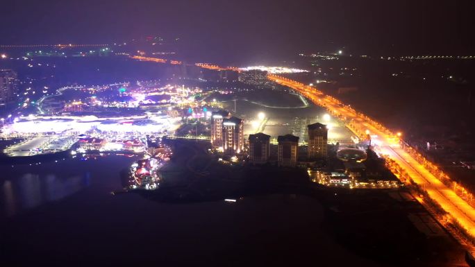 九龙湖夜景延时摄影