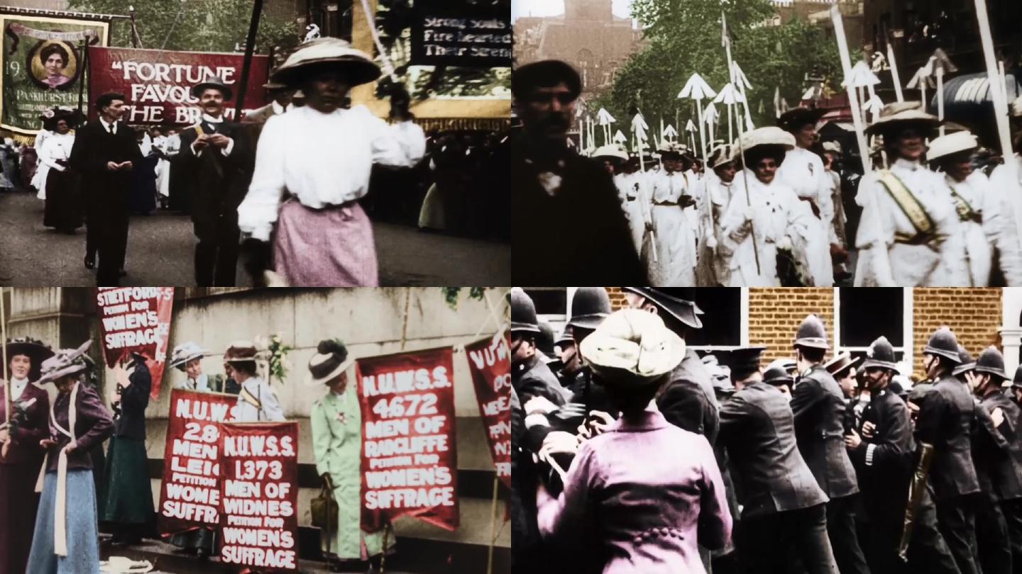 20年代西方女权主义游行