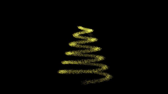 手绘圣诞树（透明通道）