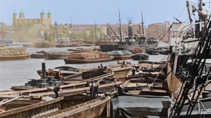 上世纪港口码头