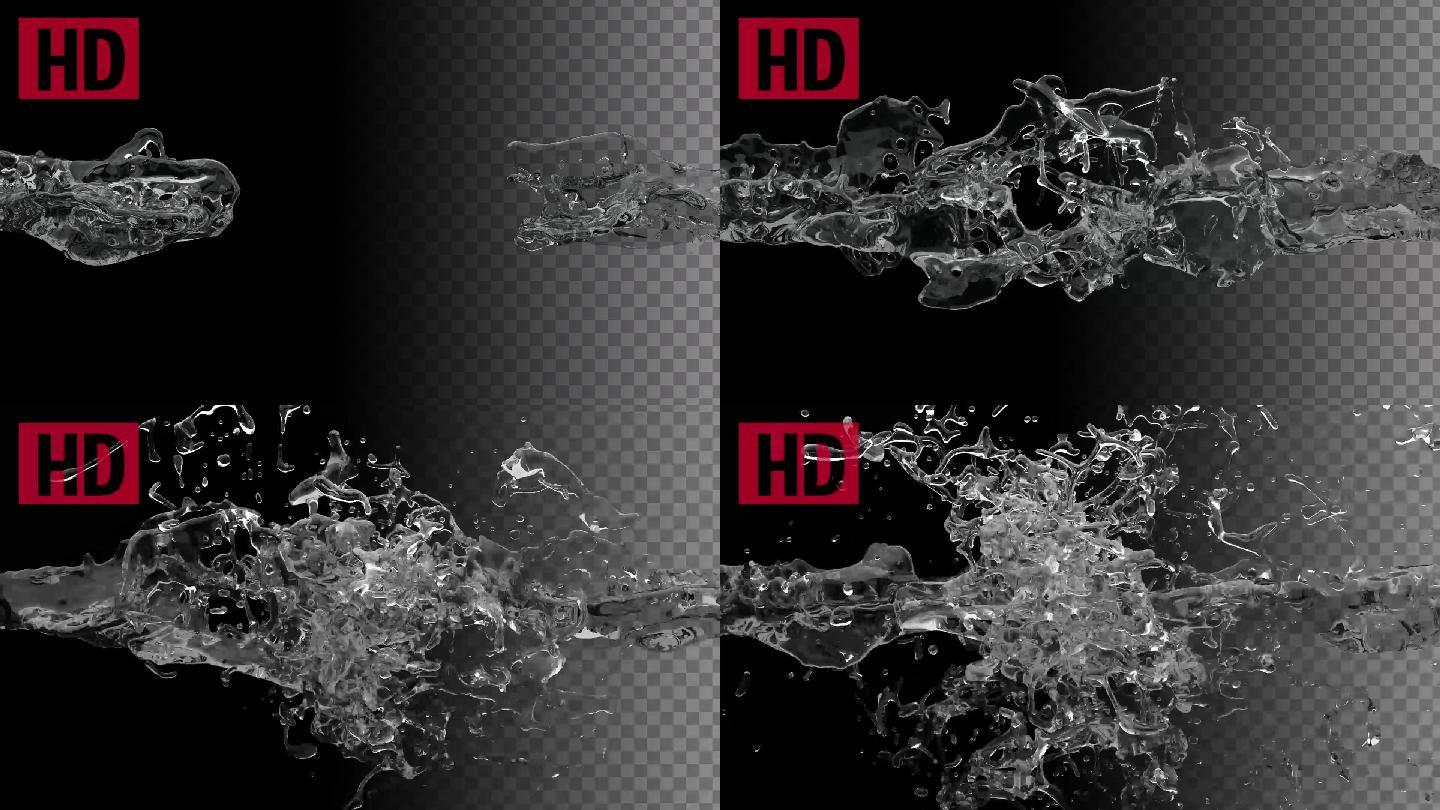 3D水流-21号水碰撞