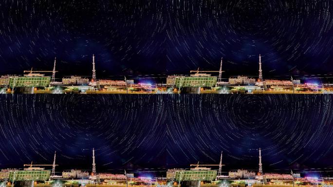西藏阿里地区星轨拉尾延时拉尾摄影4K