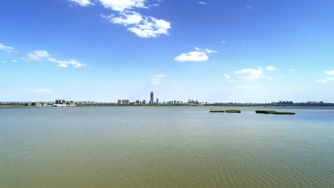 银川大景，金凤区，阅海