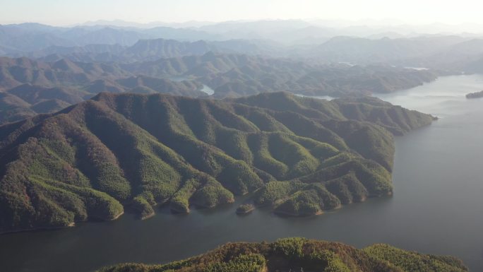 4K原素材-航拍安徽青龙湾国家森林公园