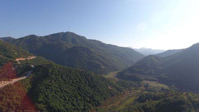 原创航拍高清广东农村山区唯美素材