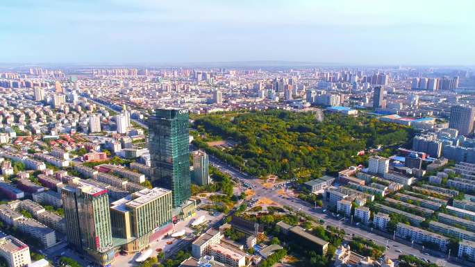 兴庆区大景，中山公园