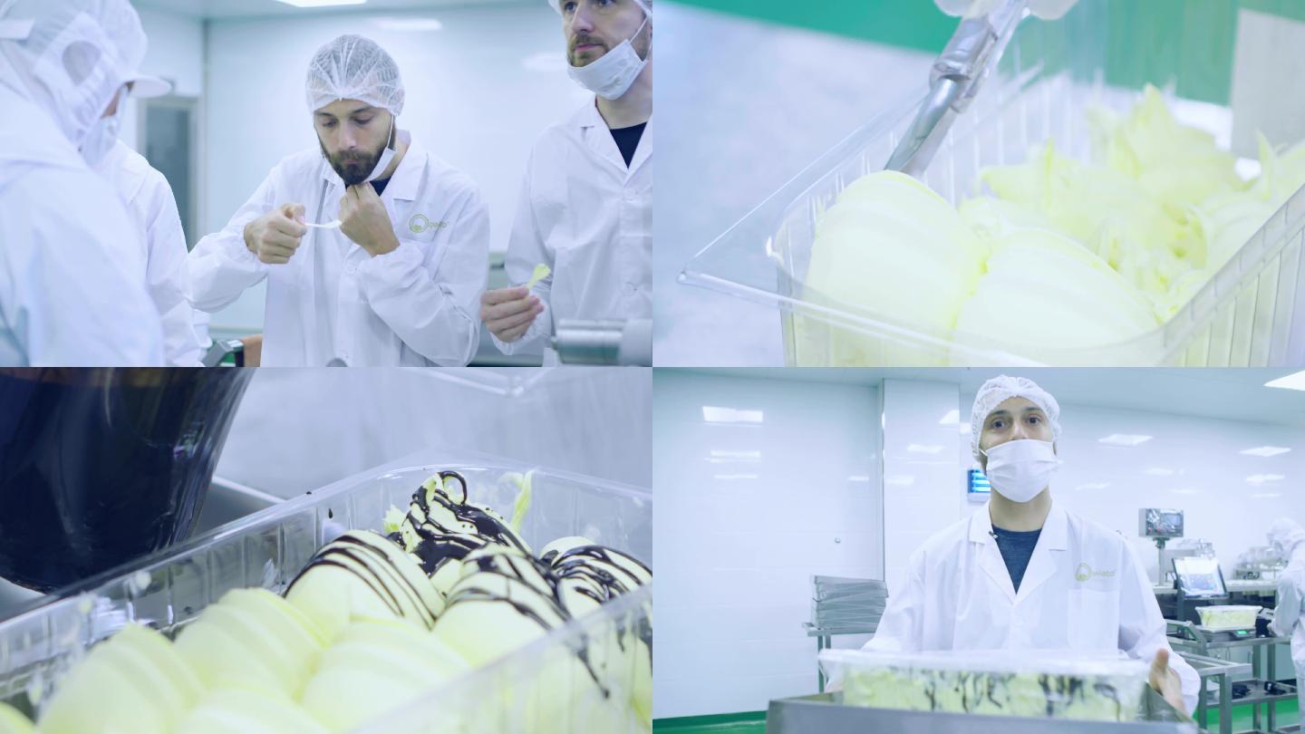 4K【原创】意大利专家冰淇淋制作流程