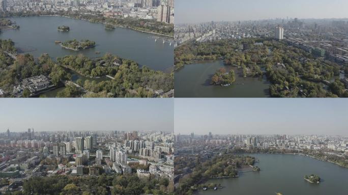 4K-log大明湖航拍