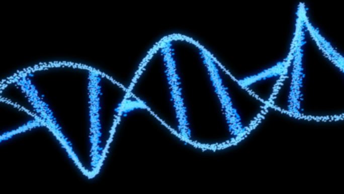 大气科技感粒子DNA