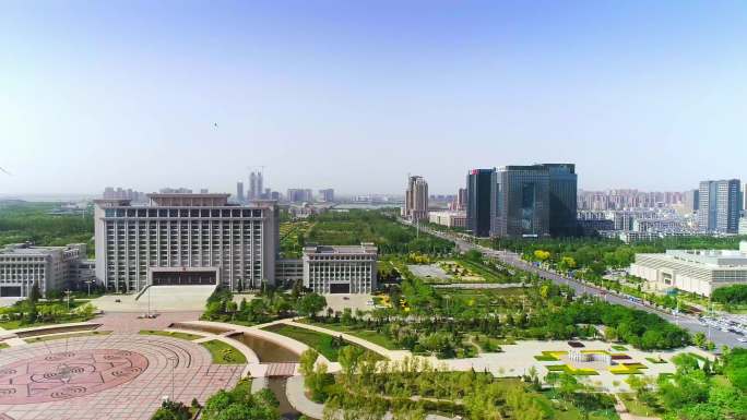 人民广场，银川市政府，北京中路