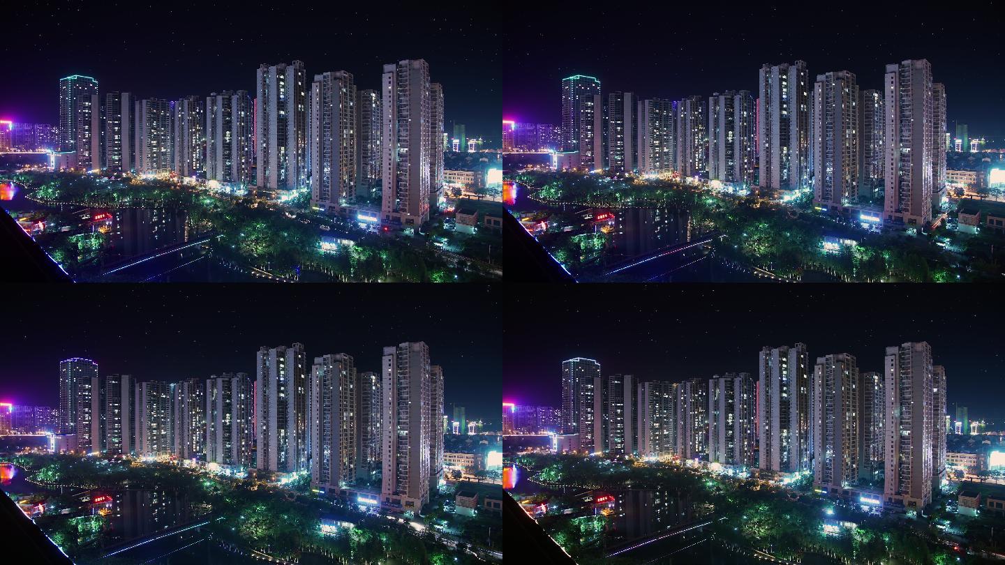 广西来宾市延时摄影裕达桂中水城2