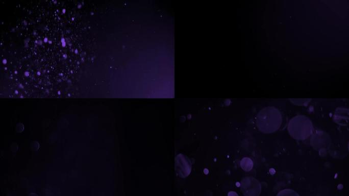 20组紫色粒子绚丽光线