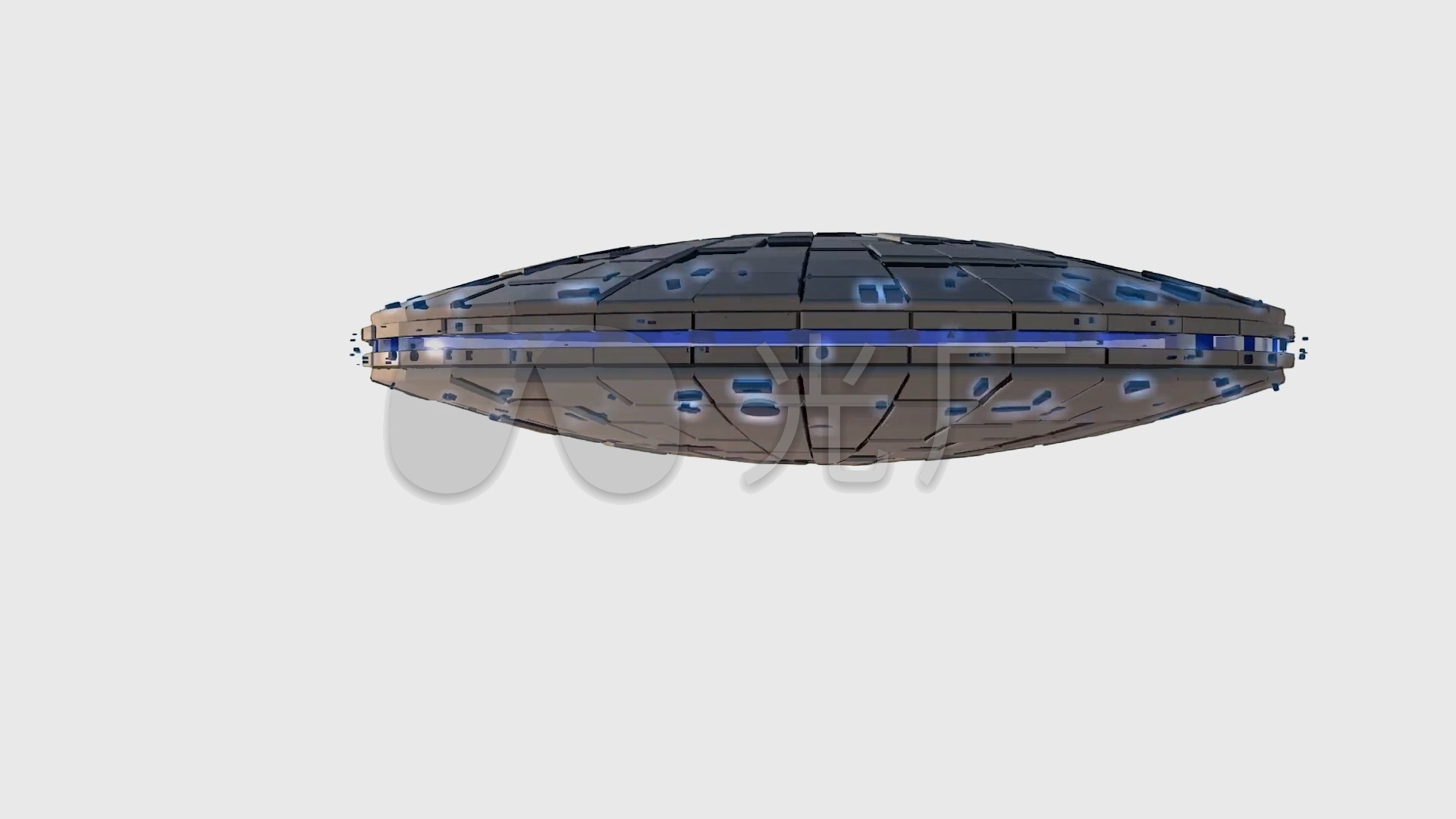 飞碟宇宙飞船ufo星际战舰飞行器_1920x1080_高清视频素材下载(编号