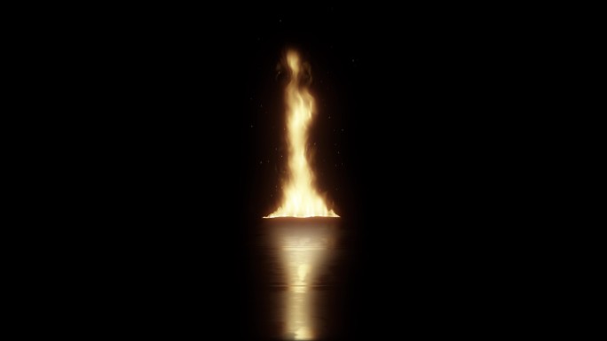 【透明通道+循环】4K火焰特效真实质感