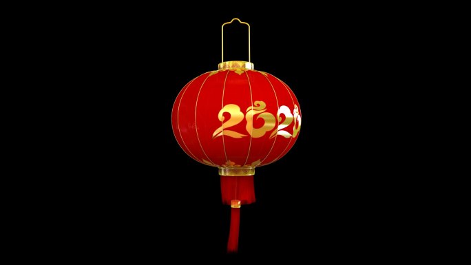 鼠年2020大红灯笼动态循环通道