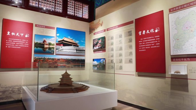 北京古典建筑建筑模型
