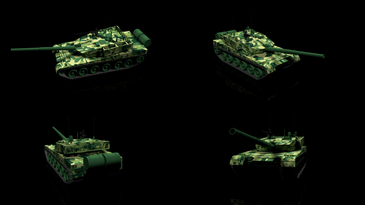 99A坦克3D模型